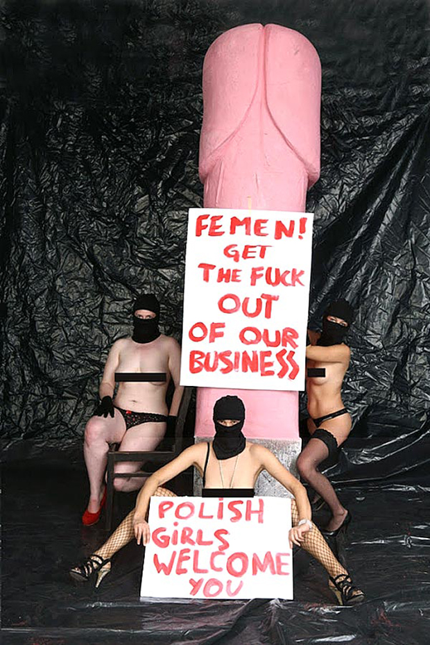 Femen, польские проститутки, Евро
