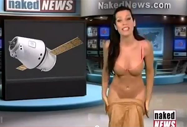 Ведущие голых новостей раздеваются перед зрителями в прямом эфире