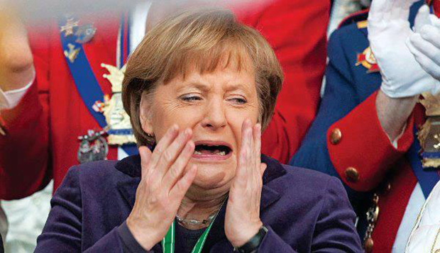 Евро-2012, футбол, Ангела Меркель, матч Италия-Германия, эмоции болельщиков