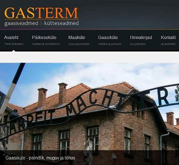 Эстония, скандальная реклама, Бухенвальд, Освенцим, газета Eesti Ekspress, эстонская газета