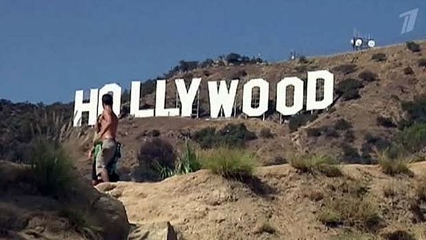 Голливуд, знак Голливуда, гора Маунт-ли, Hollywood