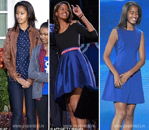 Барак Обама, Мишель Обама, дочь президента США, Малия Обама, семья Обамы