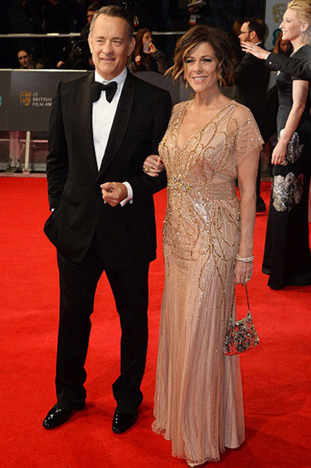 BAFTA, BAFTA 2014, британская киноакадемия, Анджелина Джоли, Джоли костюм, Брэд Питт