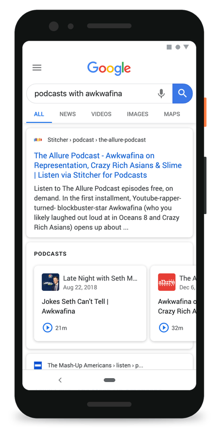 Google, Google Podcasts, подкасты