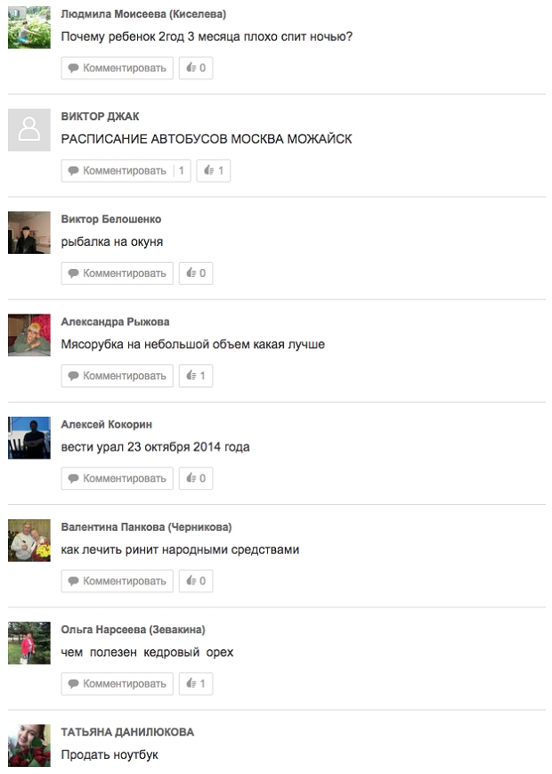 Яндекс, Одноклассники, Mail.Ru Group
